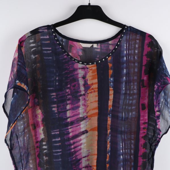 Närbild av halsringning med nitar