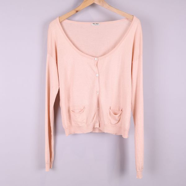 Ljusrosa cardigan