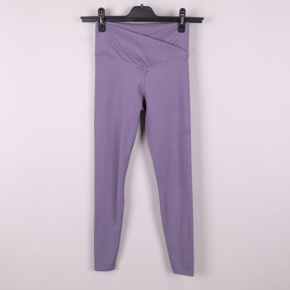 Lila leggings i full längd 