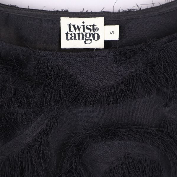 Twist & Tango etikett på svart blus