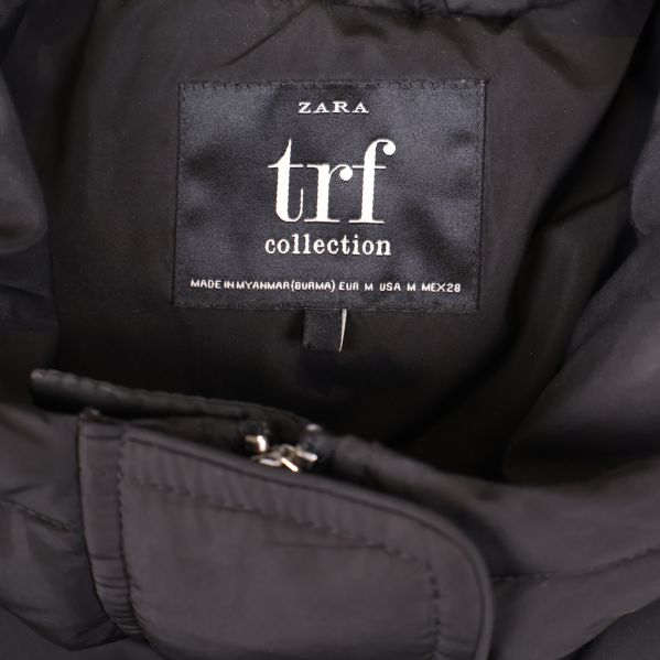 Zara trf collection logga på insidan av jackan