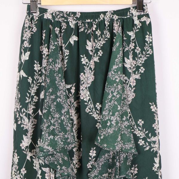 Smockad midja och tygstruktur