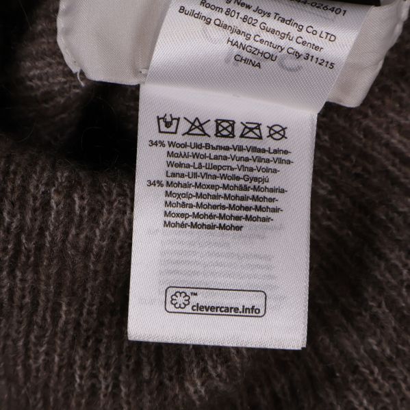 Materiallapp som visar ull, mohair och andra fibrer