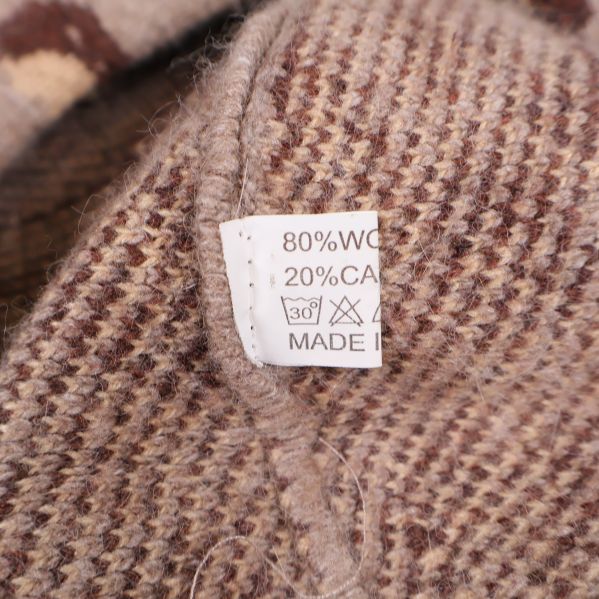 Materiallapp med information om ull och kashmir