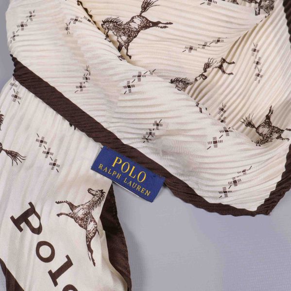 Scarf hörn med Polo Ralph Lauren etikett