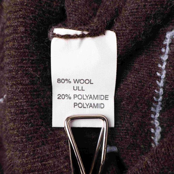 Materiallapp med 80% ull och 20% polyamid