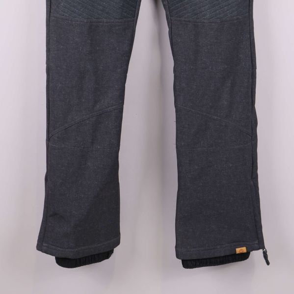 Nederdel av softshellbyxa med rak benslut och blixtlås