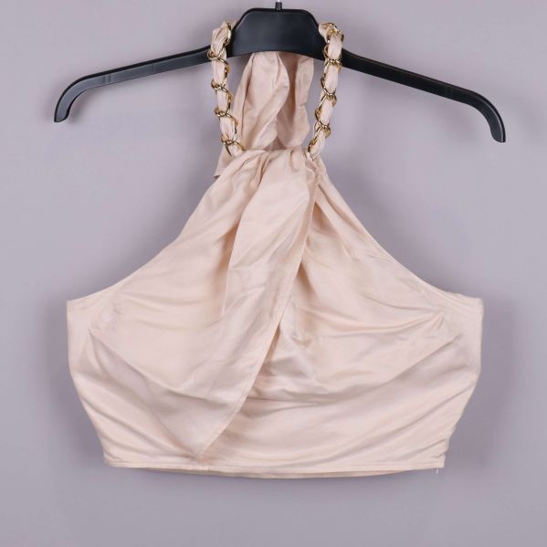 Halterneck design med kedjor