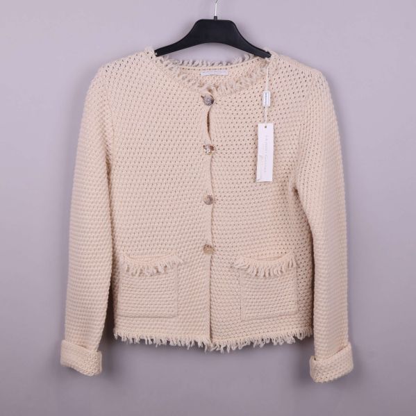 Elegant stickad kofta