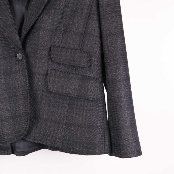 Ficka och rutigt tygdetalj