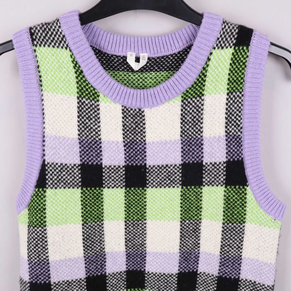 Mjuk struktur och rutigt tyg