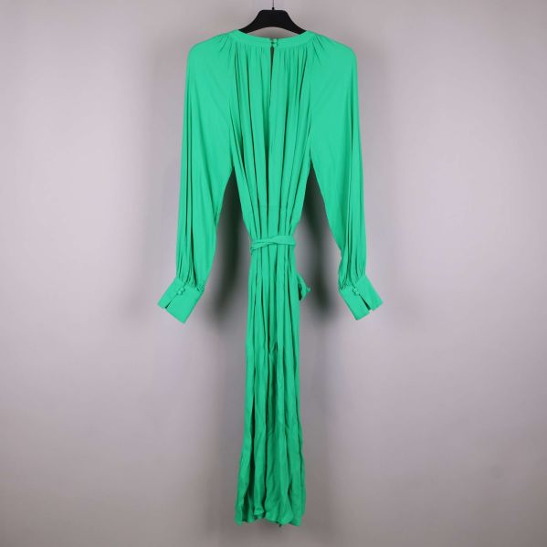 Grön klänning baksida