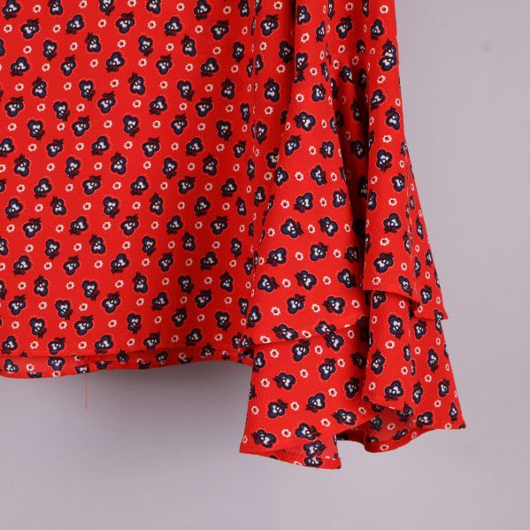 Detaljer på volangärmen