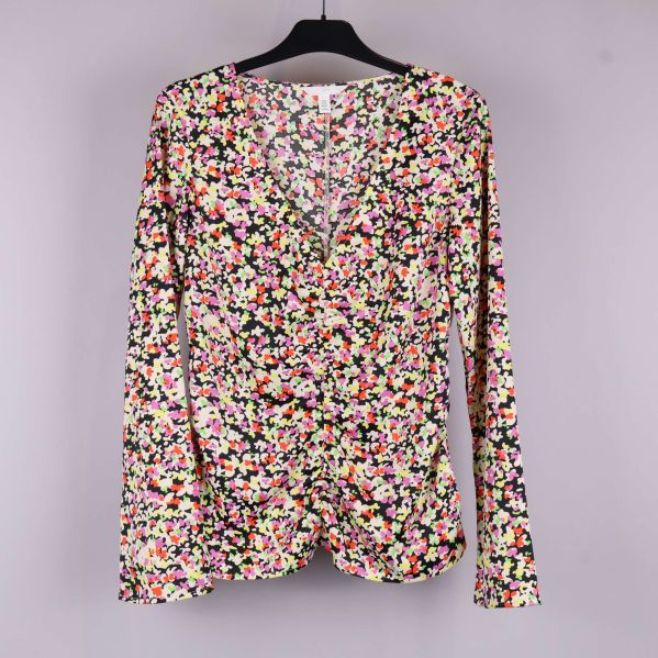 Färgglad blommig design