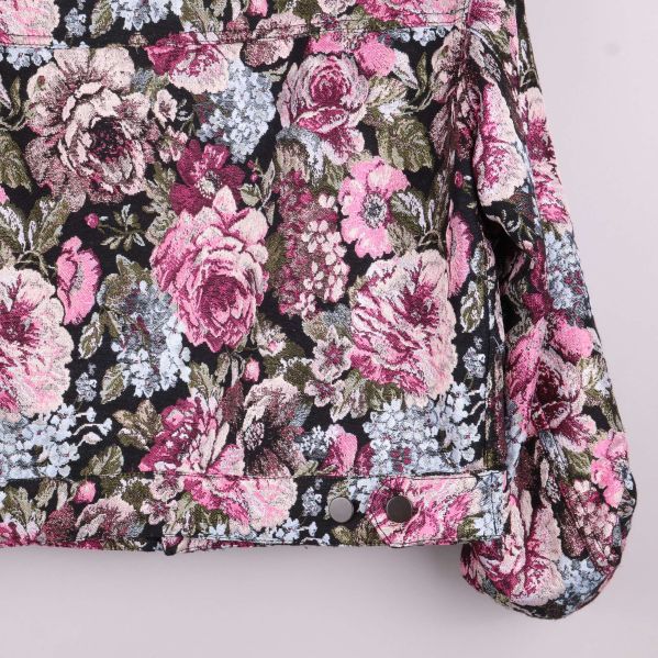 Detaljer av blommigt mönster