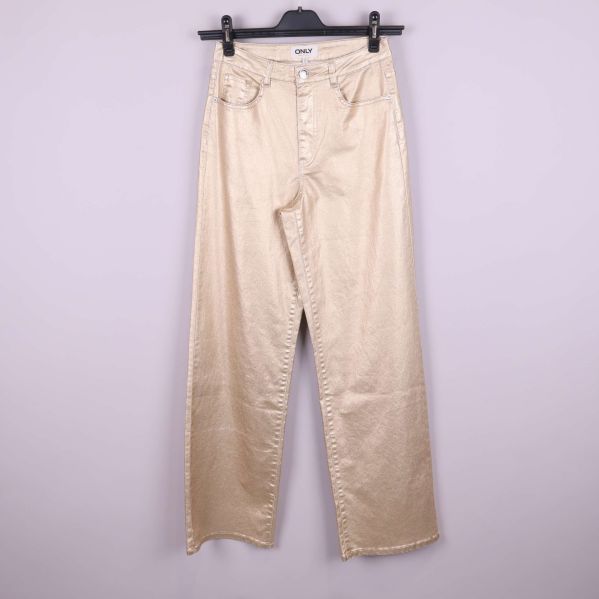 Raka byxor med hög midja