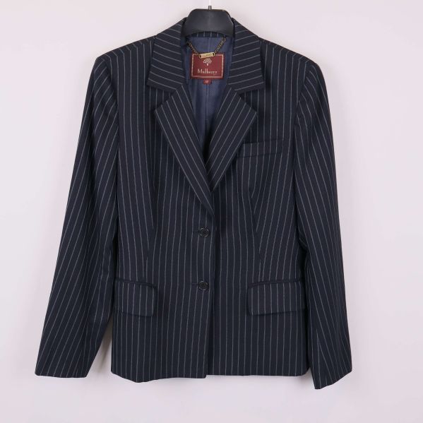 Randig blazer i klassisk modell från Mulberry