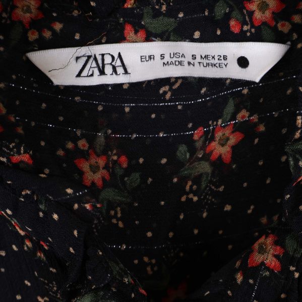 Zara klänning etikett