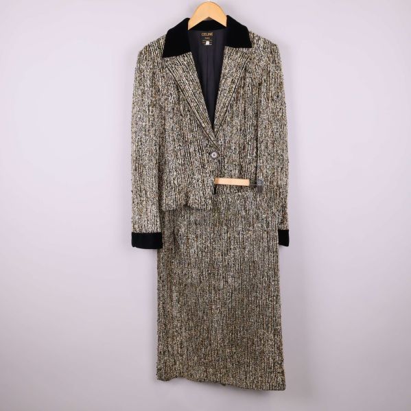 Kavaj och kjol som set