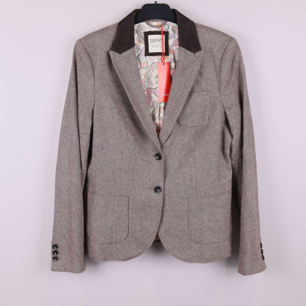 Blazer med två knappar fram