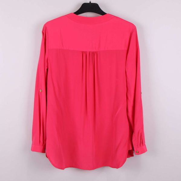 Sidenstruktur cerise