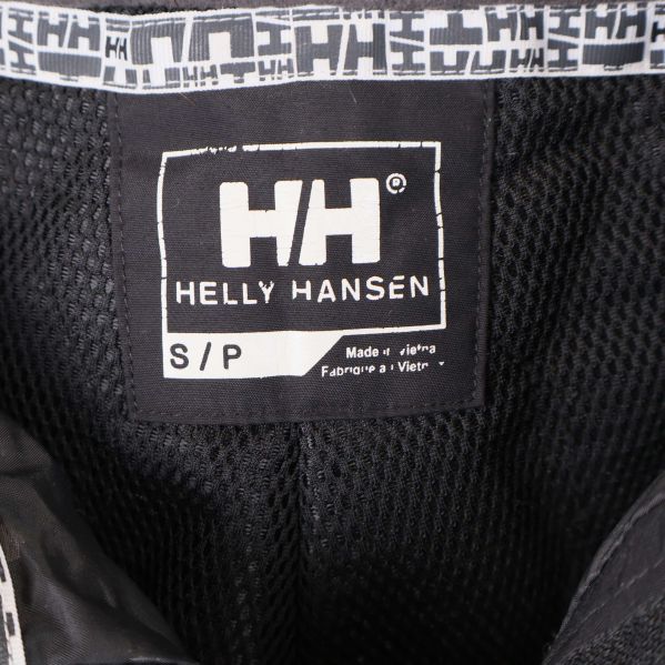 Inre HH Helly Hansen logotyp och storleksetikett S/P