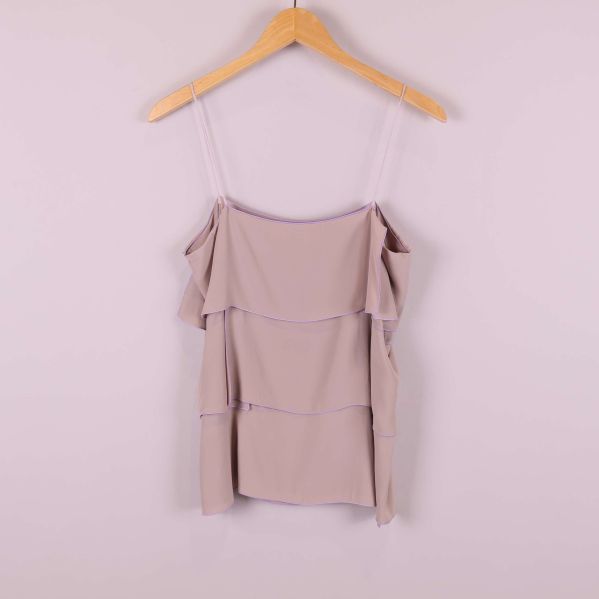 Volanglinne beige, rak framifrån vy