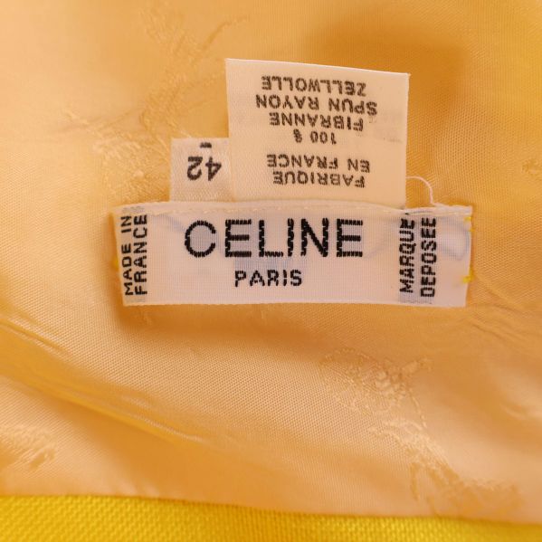 Céline etikett och storlekslapp i kjolens innertyg