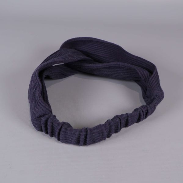 Hårband med elastisk bakdel och ribbad struktur