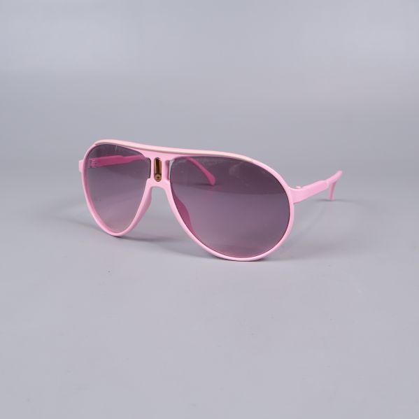 Rosa pilot solglasögon med tonade lila linser