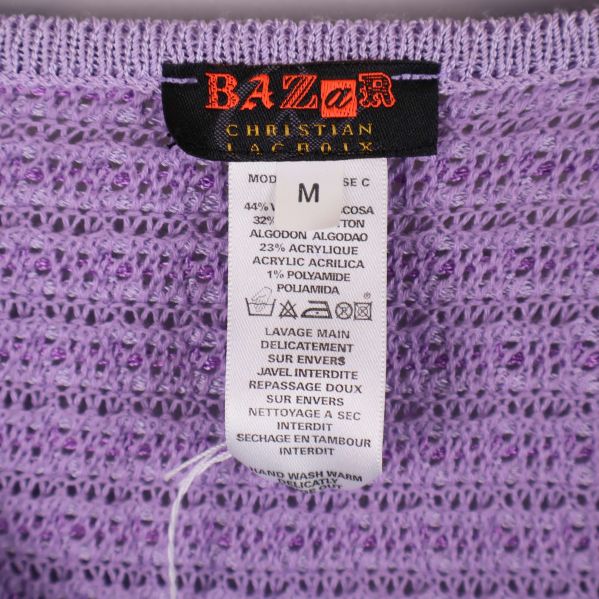 Materiallapp med tvättråd och materialfördelning för koftan