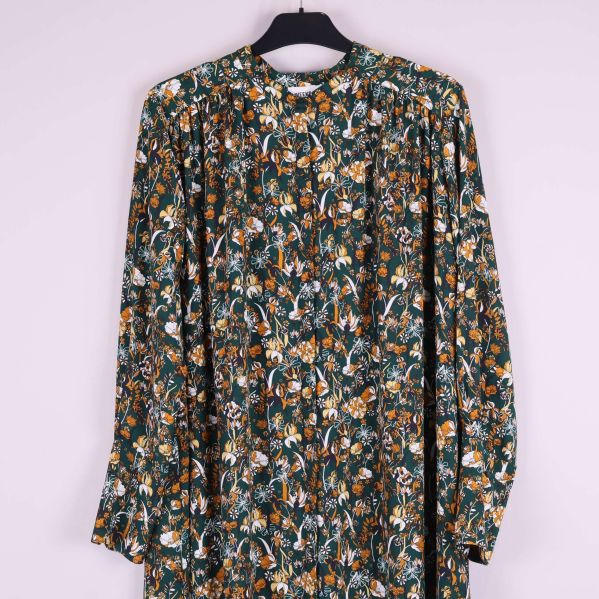 Överdel med blommigt mönster