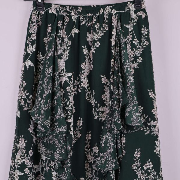 Smockad midja och tygstruktur