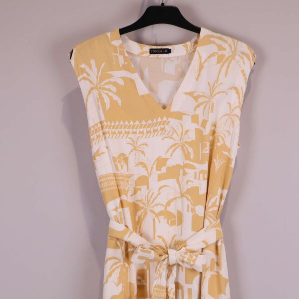 Övre del av klänning med djup V-ringning