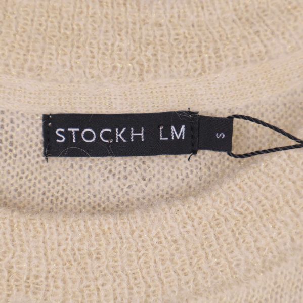 Storleks- och varumärkesetikett Stockh lm