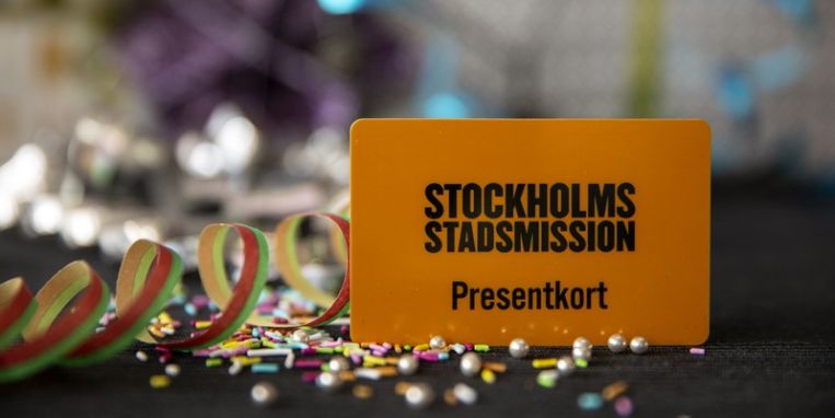 Presentkort på Stockholms Stadsmission