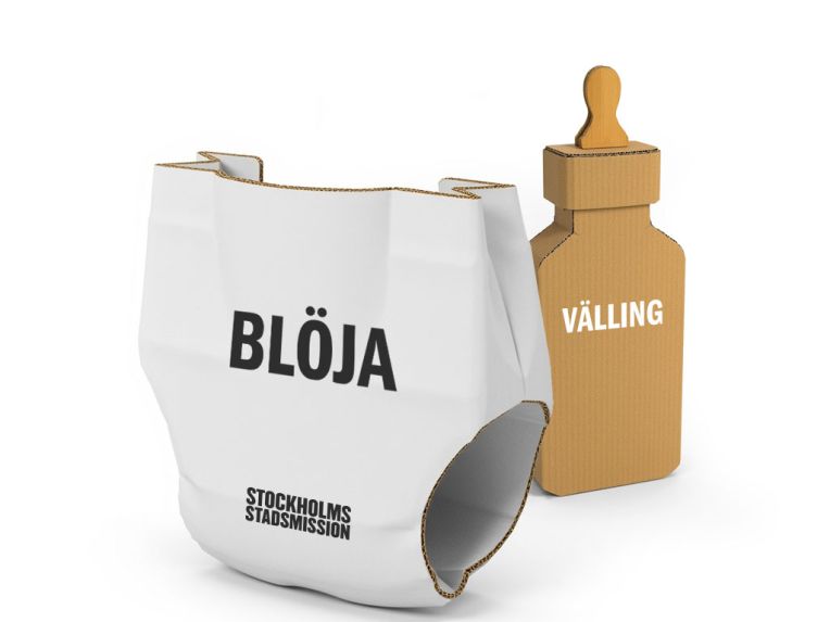 Bild på gåvobevis för Blöjor och välling.