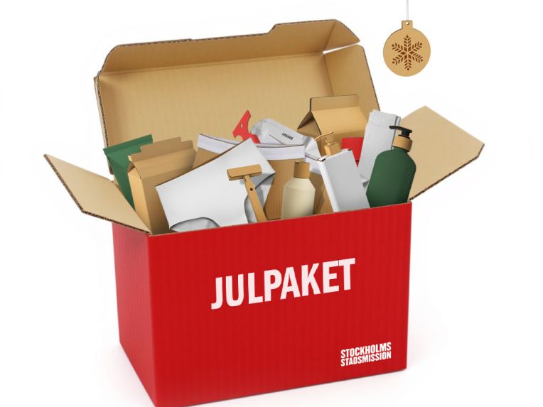 Bild på gåvobevis för Julpaket.