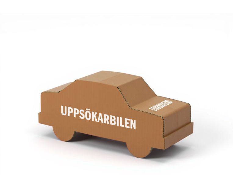 Bild på gåvobevis för Uppsökarbilen.