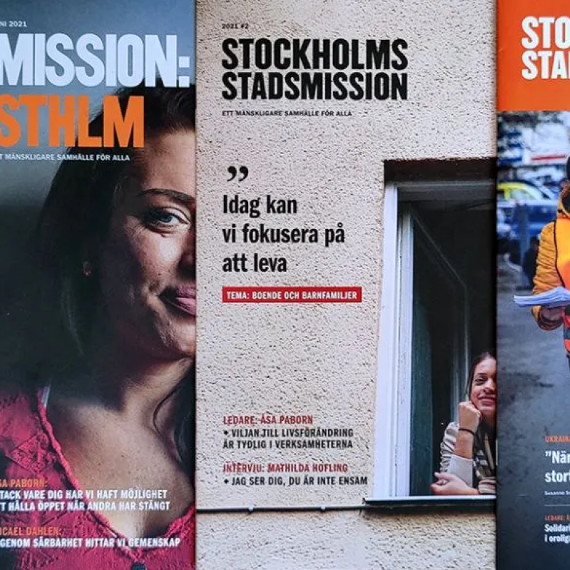tidningen från stadsmissionen
