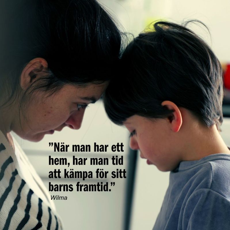Wilma, deltagare som medverkar i Hemlöshetsrapporten.