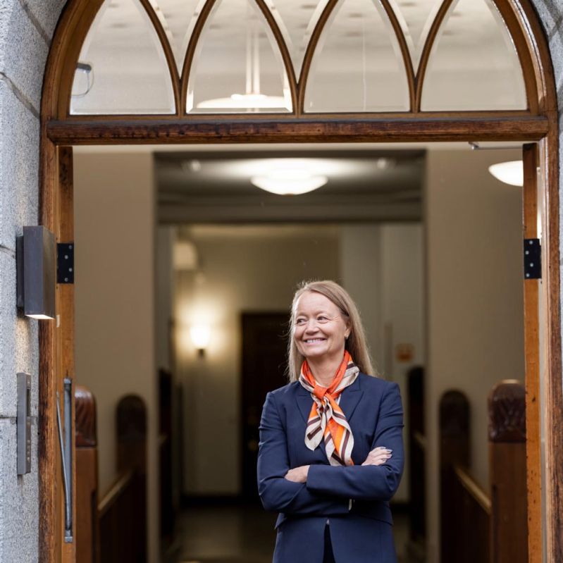 Bild på Frida Stannow, VD för Olov Lindgren.