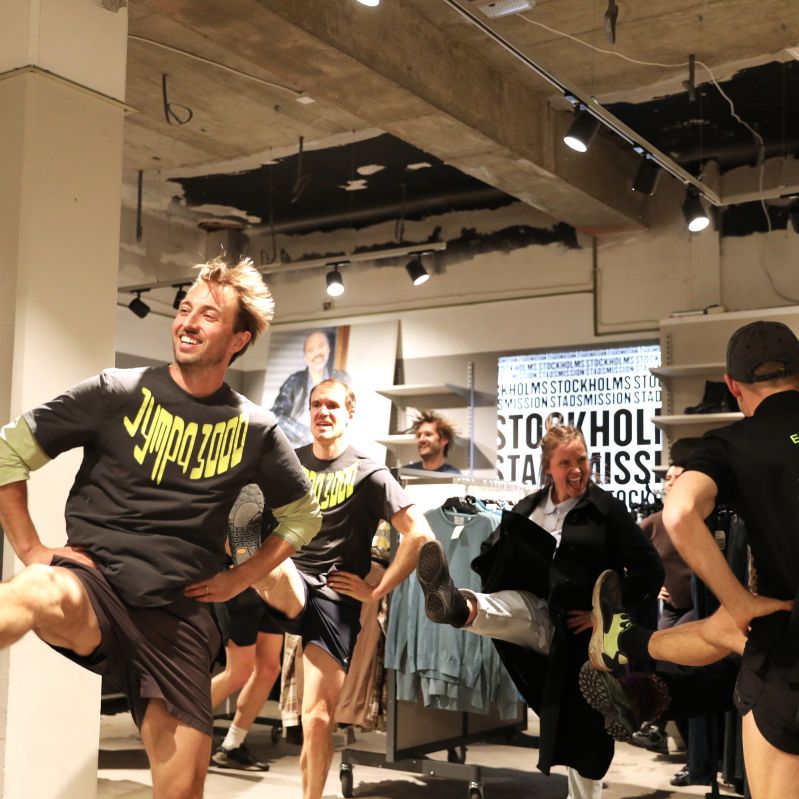 Jympa3000 hos Stadsmissionen