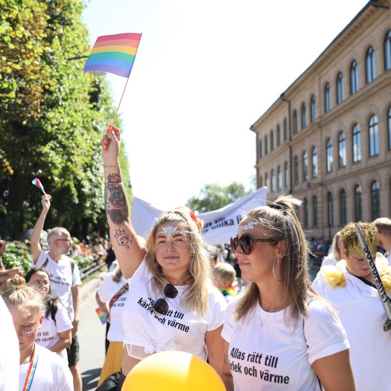 Pridetåget 2025 Stockholms Stadsmission