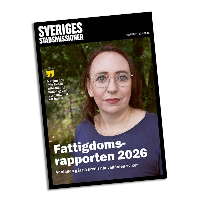 Omslag till Fattigdomsrapporten 2026.
