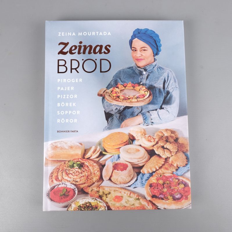 Framsidan av boken Zeinas Bröd med receptförslag