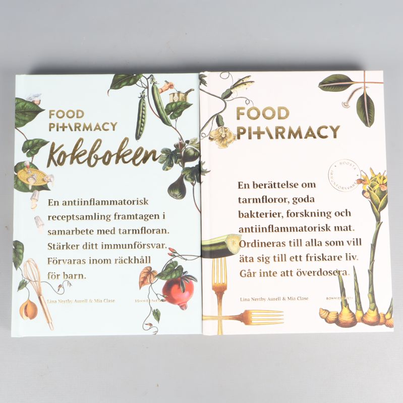 Framsida av Food Pharmacy och kokbok