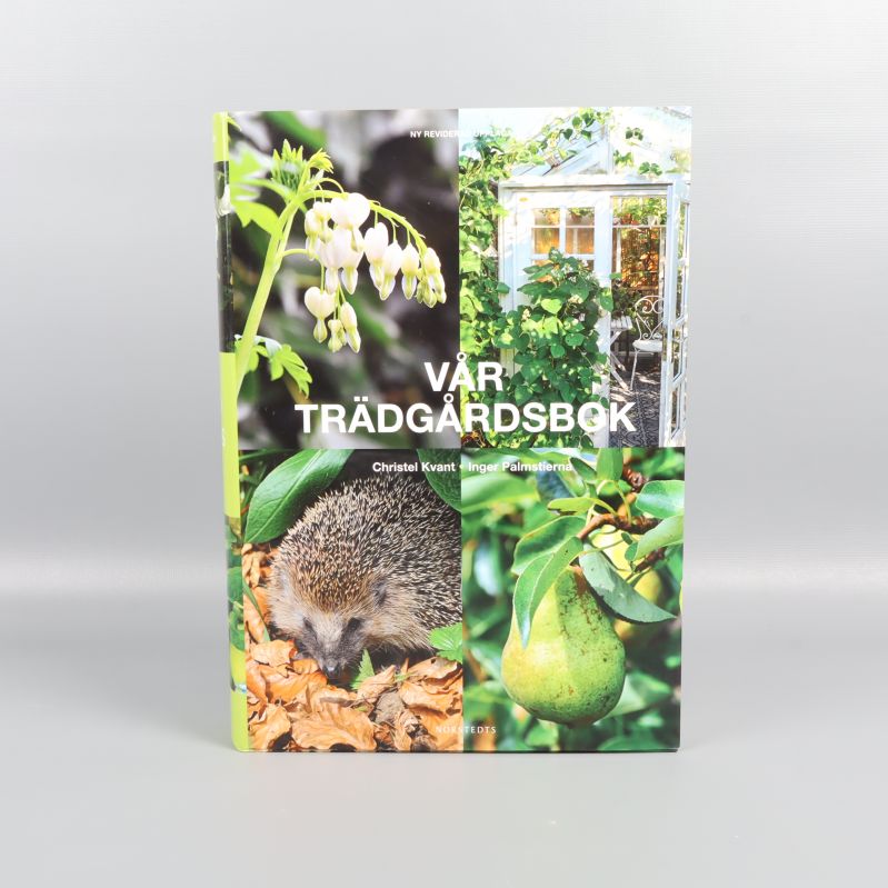Framsida på boken Vår trädgårdsbok med färgstarka foton av växter