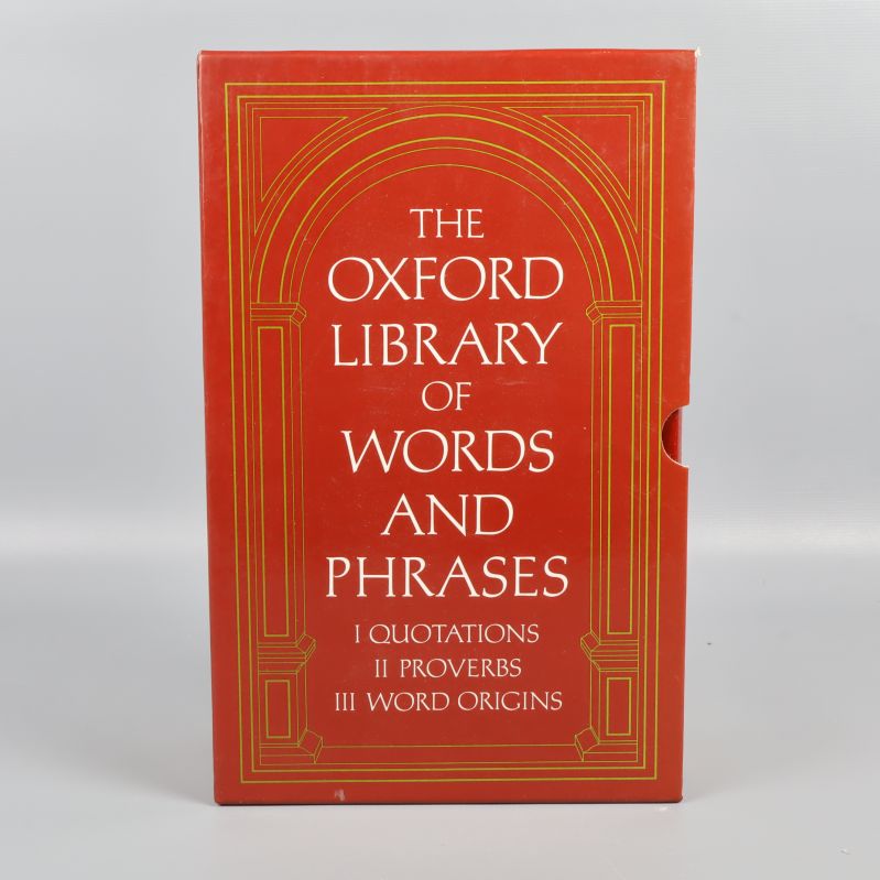 Framsidan av box för The Oxford Library of Words and Phrases