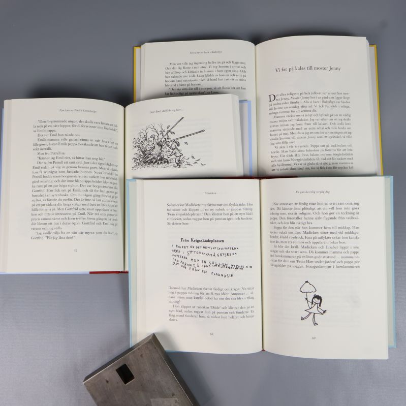 Insidorna av böckerna